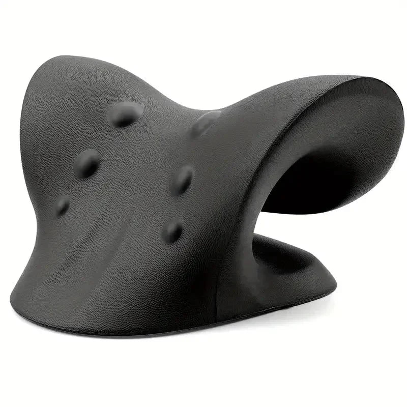 C-Type Neck Shoulder Relaxer Cervical Spine Stretch Muscle Relaxation Traction Device Massage Pillow Correction Chiropractic Econic Blanks